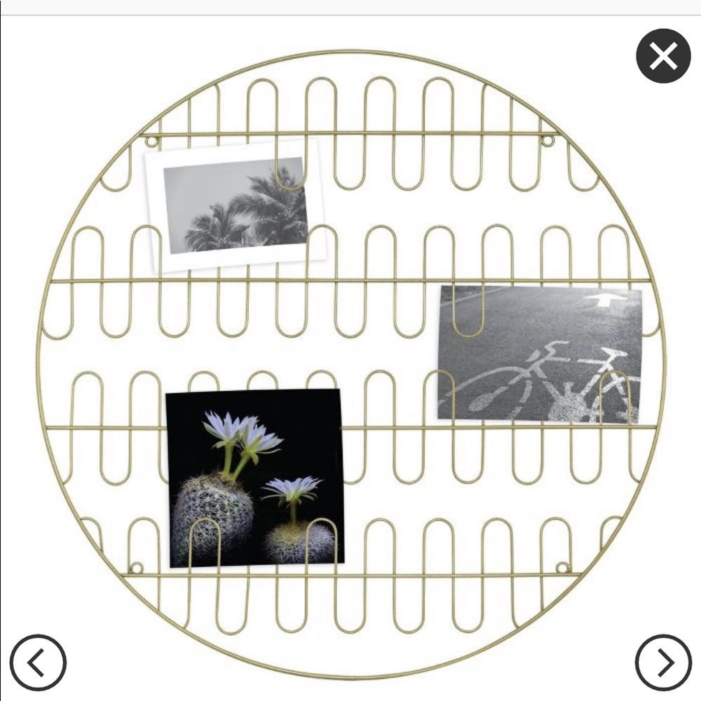 Project 62 wire bulletin board, 18” diameter